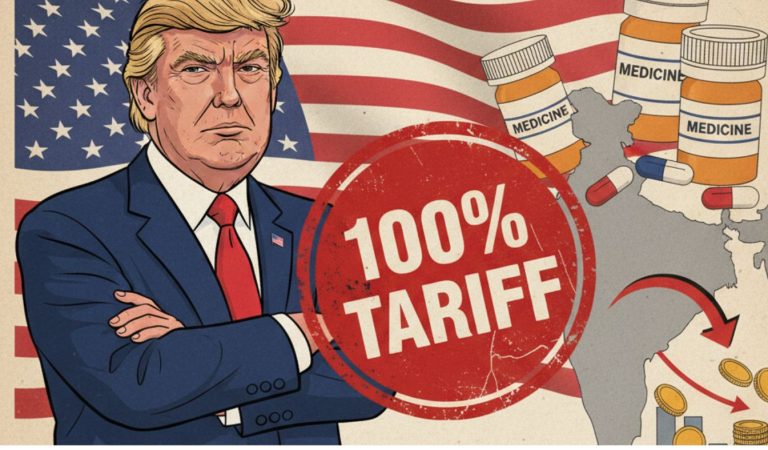 ट्रम्प का 100% टैरिफ झटका!  भारतीय अर्थव्यवस्था पर संभावित असर